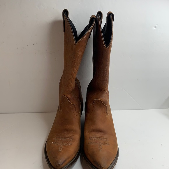 Code West Cowboy Boots Cognac Great 